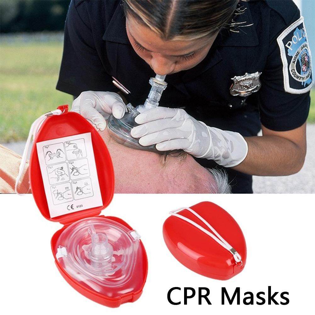 Professional First Aid Masks CPR Breathing Mask Resuscitator One-way Valve Health Tools