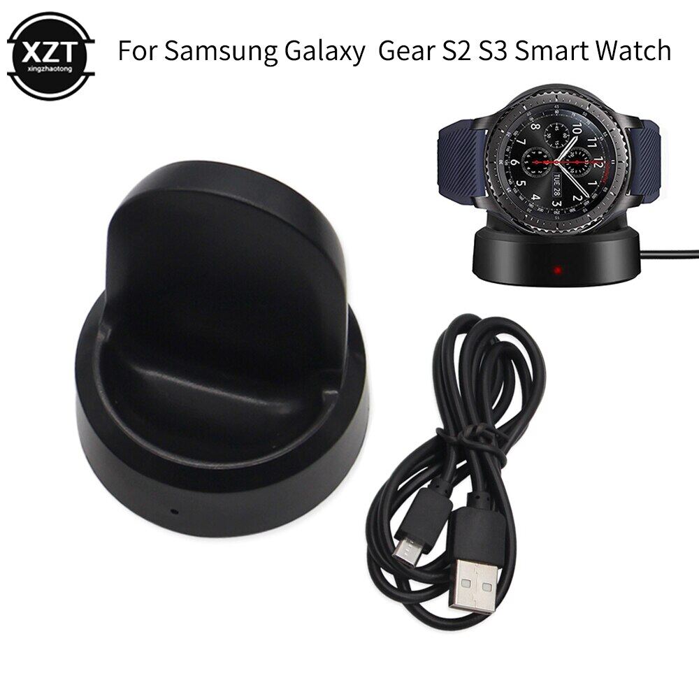 Wireless Charger for Samsung Galaxy Smart Watch 42/46 mm Charge Fast Charging Dock For Samsung Gear S3 Frontier S2