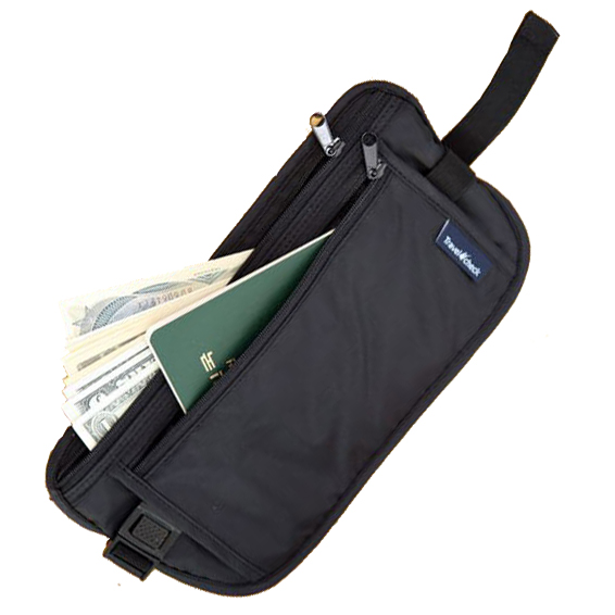 [Ready Stocks SG] Travel Waist Pouch Security Bum Bag Belt Hidden Pouch Money Passport Pouch Travel Safe Christmas Gift / Holiday / Birthday Present Goodie Bag