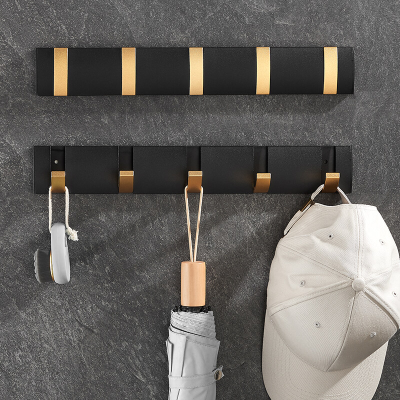 Bathroom Clothes Cabinet Hangers Aluminum Folding Hooks Hidden Hooks Behind Door Hangers Living Room Hooks