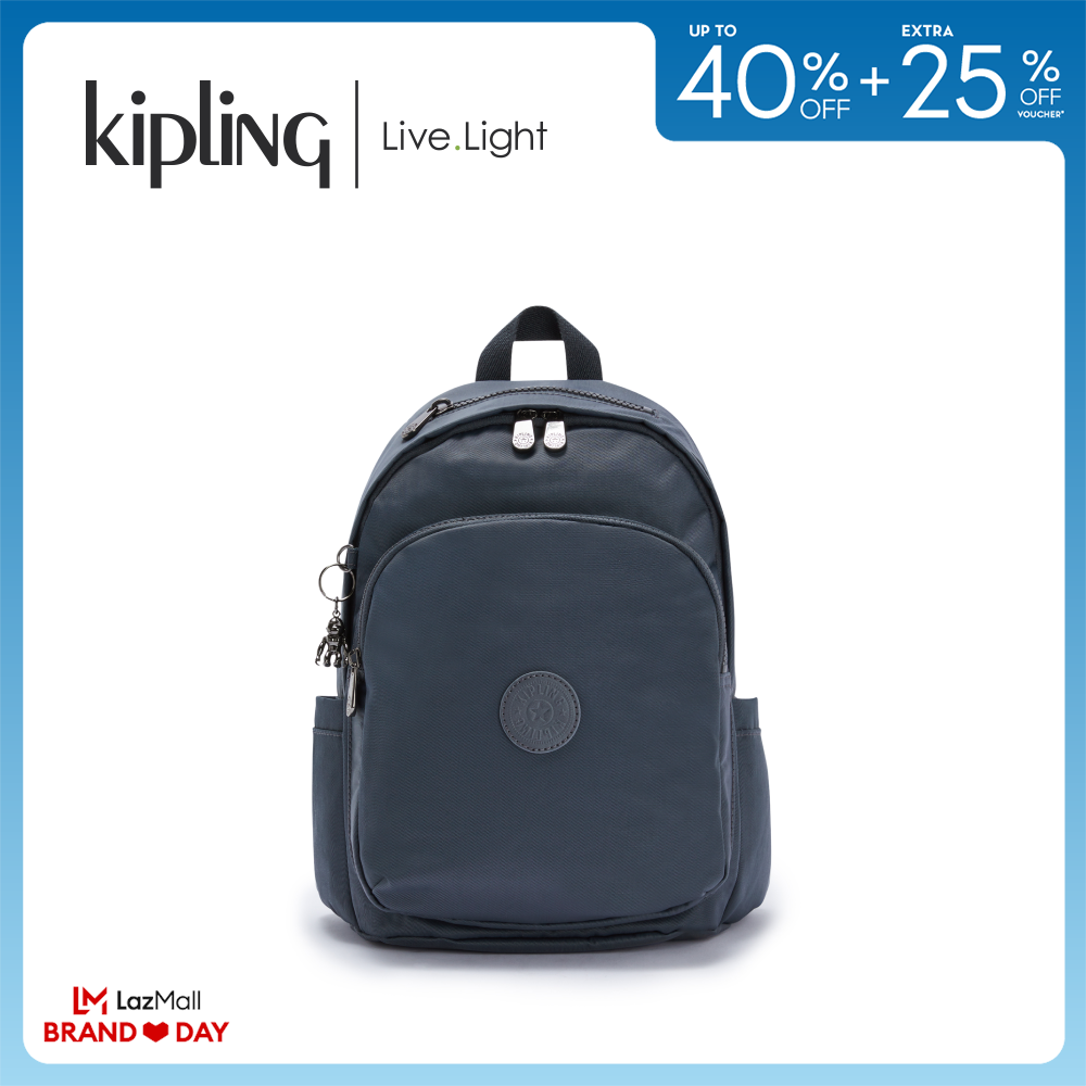 KIPLING DELIA BACKPACKS - GREY SLATE T